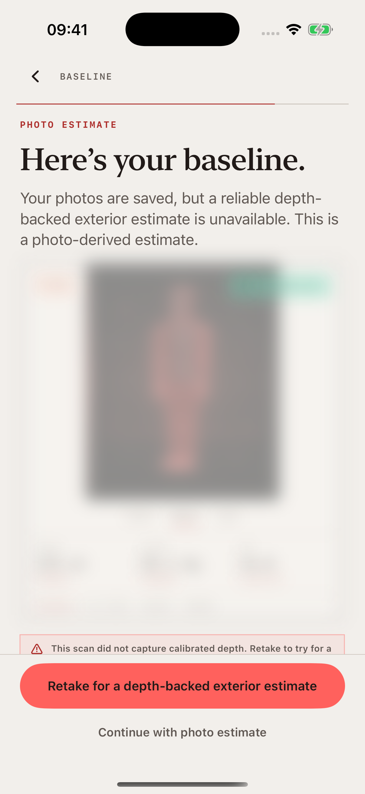Pip confirming that a guided photo capture passed its checks